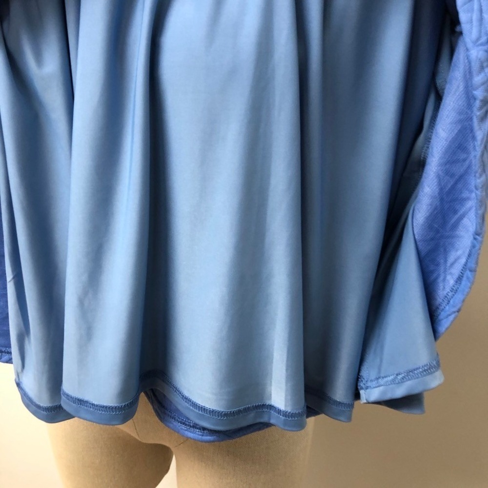 SSYS The Label Dress Womens Large Blue Geometric Quilted Half Zip Pockets Mini - Picture 5 of 7